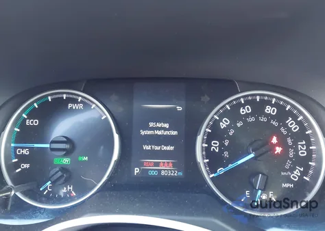 2021 Toyota Rav4 Hybrid Xle из США, поврежденный, VIN 4T3RWRFV5MU043862